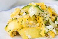 Sun-Kissed Squash Salad with Aromatic Herb Drizzle