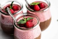 Decadent Chocolate Raspberry Chia Pudding