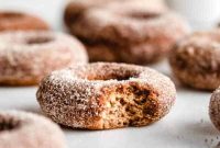 Warm Cinnamon Vegan Apple Cider Donuts