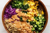 Thai Peanut Quinoa Bowl