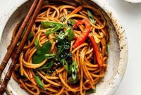 Quick Healthy Vegetable Lo Mein
