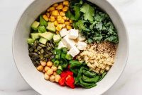 Vibrant Green Goddess Quinoa Bowl