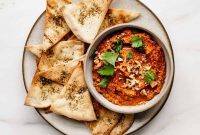Roasted Red Pepper Walnut Muhammara