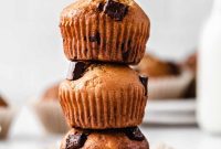 Wholesome Chocolate Chip Banana Muffins