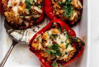 Wholesome Quinoa & Veggie Stuffed Peppers