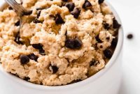 Creamy Almond Chickpea Cookie Dough