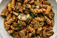 Plant-Powered Mushroom Stroganoff