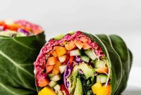 Vibrant Garden Collard Wraps