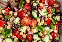 Vibrant Mediterranean Chickpea Salad