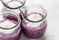 Purple Power Chia Pudding