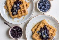 Southern Comfort Waffles with Blueberry Bliss