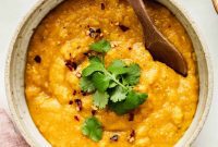 Quick & Creamy Masoor Dal