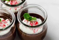 Velvet Mint Chocolate Pudding