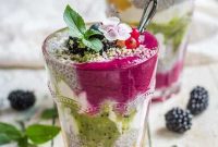 Vibrant Layered Fruit Chia Pudding