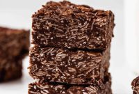 Chocolate Coconut No Bake Dream Bars