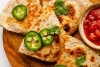 Fiesta Black Bean and Corn Quesadillas