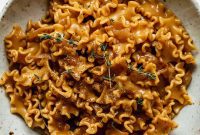 Creamy French Onion Pasta Skillet