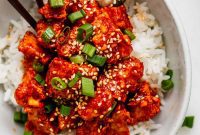 Gochujang Glazed Tofu