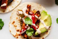 Sizzling Tofu Fajitas