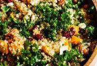 Roasted Butternut Squash Kale Salad