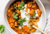 Wholesome Red Lentil Sweet Potato Curry