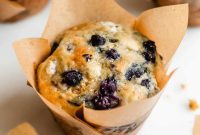 Tender Blueberry Cottage Cheese Muffins