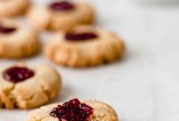 Jammy Vegan Raspberry Thumbprints