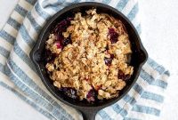 Tropical Apple Raspberry Coconut Crisp