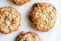 Sesame-Kissed Chocolate Chunk Oat Cookies