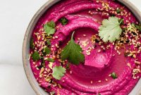 Vibrant Roasted Beet Hummus