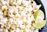 Salted Margarita Popcorn Perfection