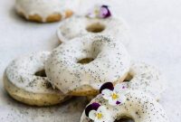 Zesty Vegan Lemon Poppyseed Donuts