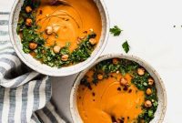 Golden Roasted Sweet Potato and Cinnamon Velouté