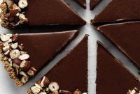 Decadent Vegan Chocolate Hazelnut Tart