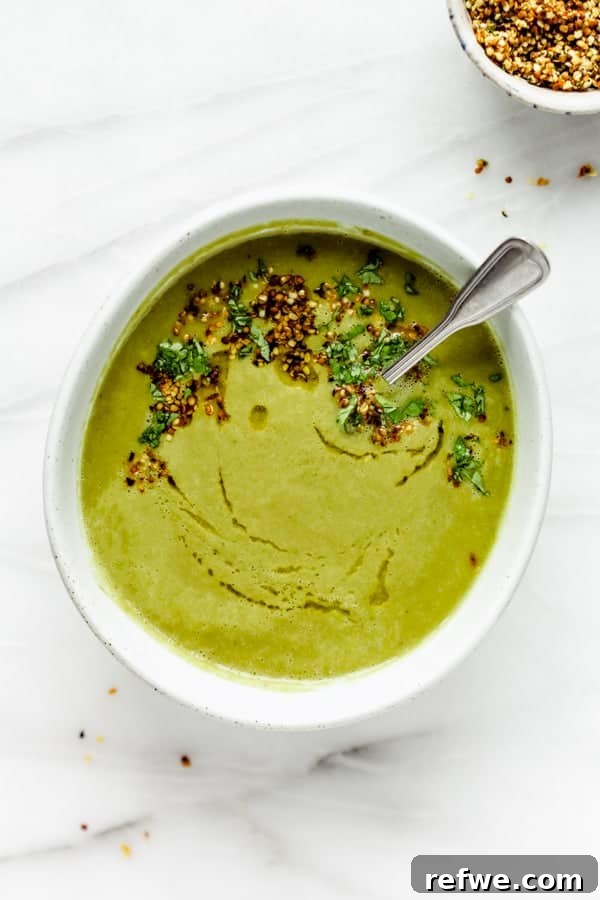 Vibrant Green Detox Elixir 2 delicious green detox soup with kale and fennel