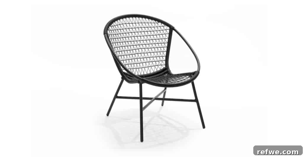 5 Ways to Spruce Up Your Patio for Memorial Day Savings 12 Sala Graphite Lounge Chair, a sleek and modern option for outdoor relaxation.