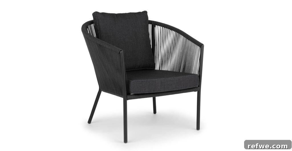 5 Ways to Spruce Up Your Patio for Memorial Day Savings 6 Corda Slate Gray Lounge Chair, a comfortable and stylish outdoor seating option.