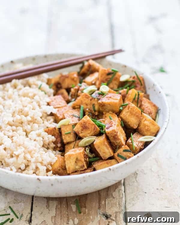 25 Delicious Vegan Dinners Made Easy 6 Quick and aromatic 15-Minute Lemongrass Tofu served with rice