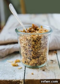Homemade Fig and Walnut Granola