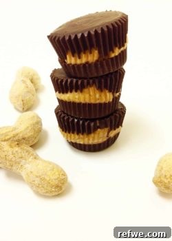Clean Eating Chia Peanut Butter Cups recipe image