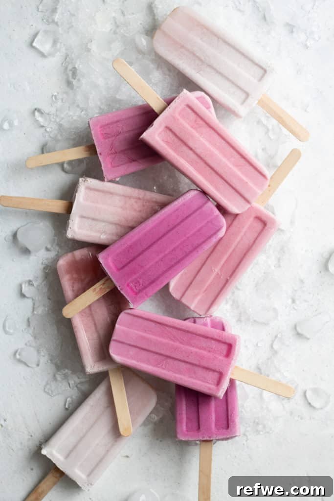 Before crisping: Raspberry creamsicles straight out of camera