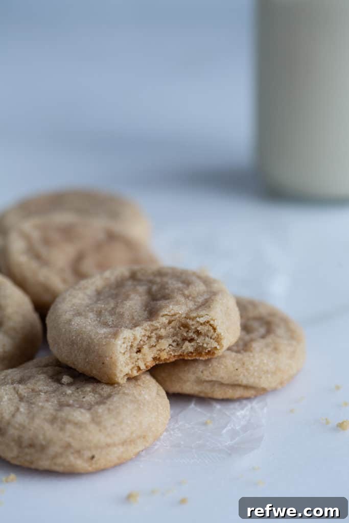 Before white balance adjustment: Cookies with a cool color cast