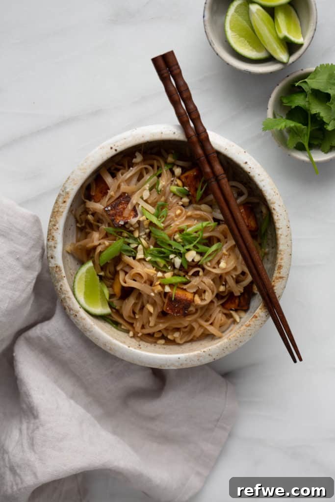 Before S-curve: Pad Thai straight out of camera with flat contrast