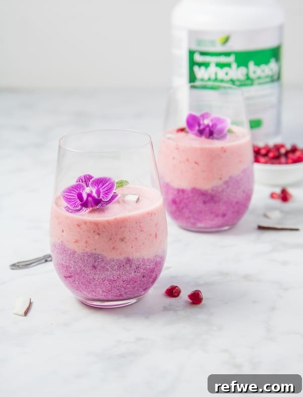 Revitalizing Dragonfruit Chia Parfaits 2 Detox Dragonfruit Chia Cups
