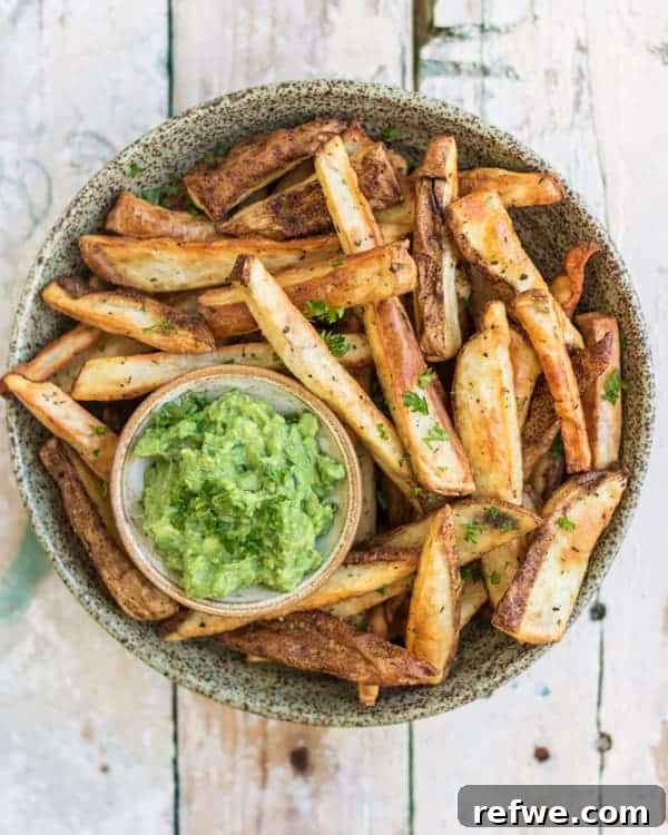 Fırında Çıtır Çıtır Efsane Patates Kızartması 2 The best crispy oven baked fries with minimal oil