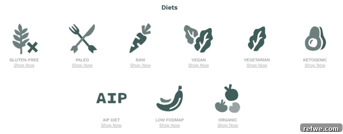 Thrive Market 2021 Is It Worth Your Money 4 A screenshot illustrating various dietary filters on Thrive Market, such as 'Keto', 'Vegan', and 'Gluten-Free', emphasizing product discoverability.