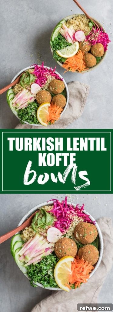 Authentic Turkish Lentil Kofte Bowls 5 These turkish lentil kofte bowls are a spin on the traditional turkish dish. make with red lentils and bulgar it's a healthy and delicious vegetarian meal!