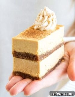 Vegan Pumpkin Cheesecake Bars