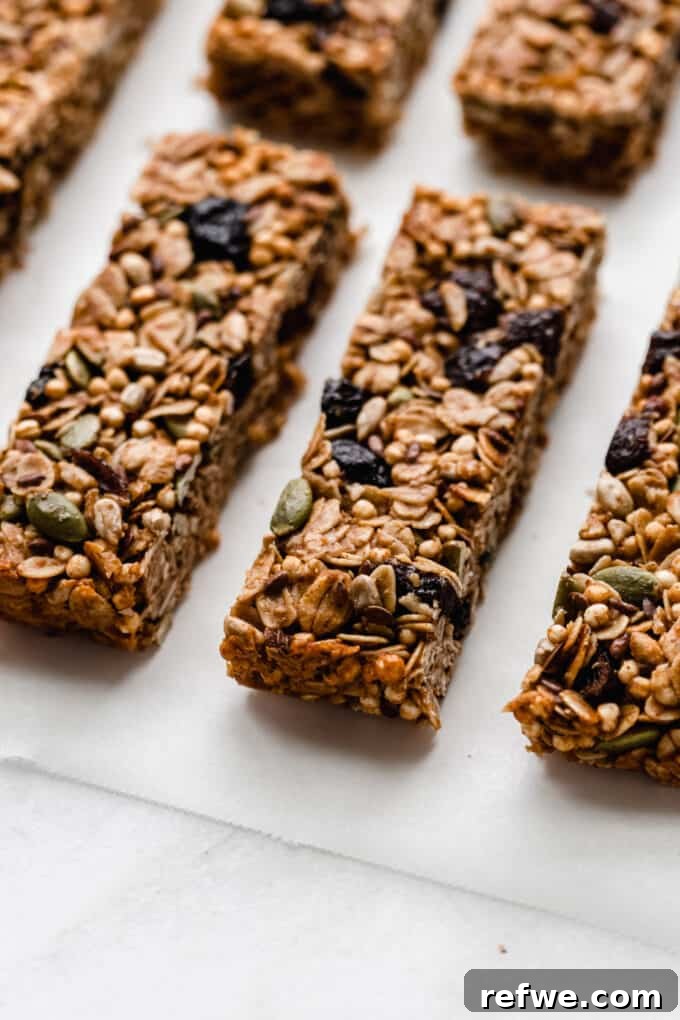 Nourishing Homemade Granola Bars 13 homemade granola bars with oats and puffed quinoa