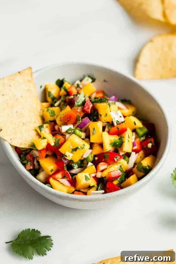30 Vibrant Vegetarian Recipes for Summer 15 Fresh and Easy Mango Salsa